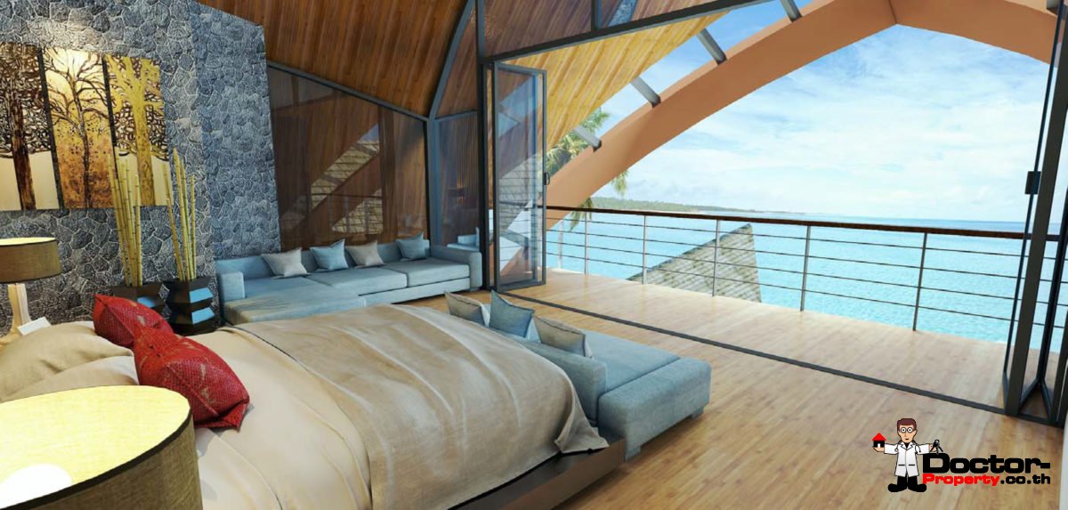 New 2 Bedroom Pool Villa with Sea View - Laem Set - For Sale